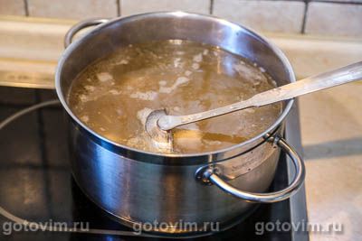 Суп минестроне с зеленым горошком