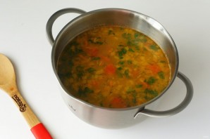 Суп с говядиной и машем