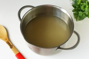 Суп с говядиной и машем