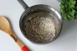 Суп с гречкой и фасолью