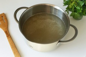 Суп с зелеными помидорами