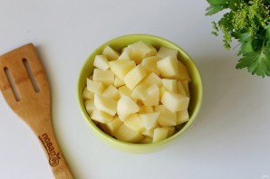 Суп с зелеными помидорами