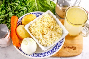 Сырный суп без блендера