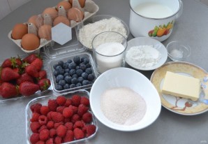 Тирольский пирог с ягодами