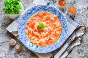 Томатный суп с сельдереем для похудения Томатный суп с сельдереем для похудения