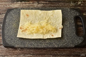 Трубочки из лаваша на завтрак Трубочки из лаваша на завтрак