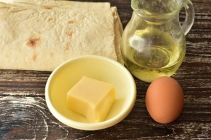 Трубочки из лаваша на завтрак