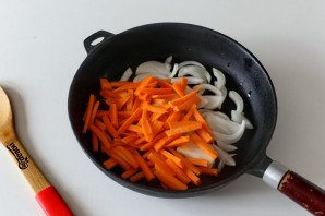 Тушеная зеленая фасоль