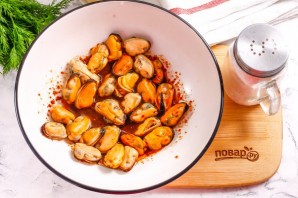 Вяленые мидии