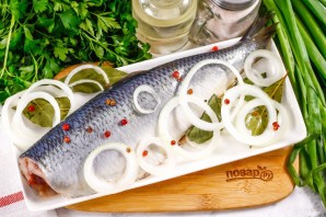 Засолка селедки в бутылке