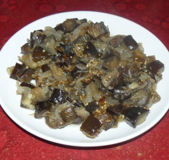 Жареные баклажаны как грибы