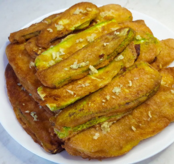 Жареные кабачки в кляре