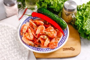 Жареные спринг-роллы с креветками