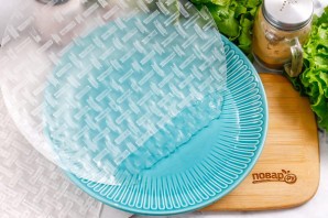 Жареные спринг-роллы с креветками