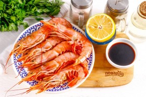 Аргентинские креветки на гриле