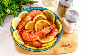 Аргентинские креветки на гриле