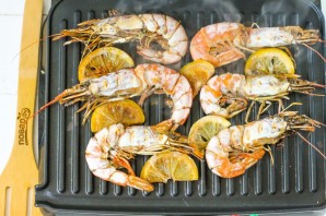 Аргентинские креветки на гриле