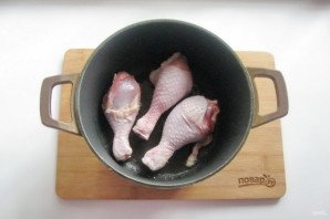 Азербайджанский суп из курицы