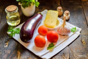 Баклажаны с адыгейским сыром
