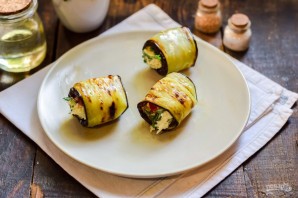 Баклажаны с адыгейским сыром
