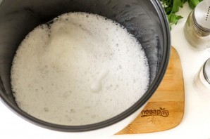 Белковый омлет в мультиварке