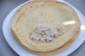 Блины с курицей и рисом Блины с курицей и рисом