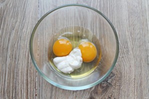 Бризоль с сосиской и сыром