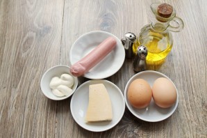 Бризоль с сосиской и сыром