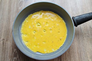 Бризоль с сосиской и сыром