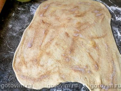 Булочки «улитки» с сахаром, корицей и творожной заливкой Булочки «улитки» с сахаром, корицей и творожной заливкой