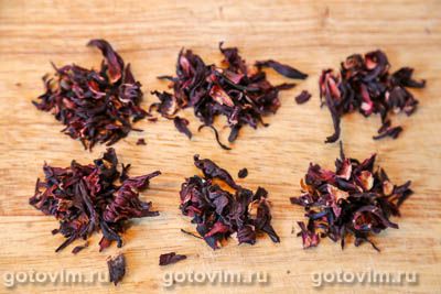 Чай каркаде колд брю с апельсином