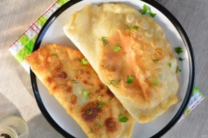 Чебуреки с мясом и грибами