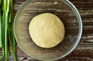 Дрожжевой пирог с зеленью Дрожжевой пирог с зеленью