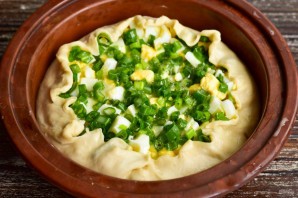 Дрожжевой пирог с зеленью Дрожжевой пирог с зеленью