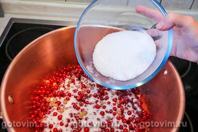 Джем из красной смородины с малиной Джем из красной смородины с малиной