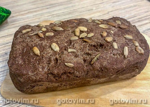 Фитнес хлеб из льняной муки с тыквенными семечками