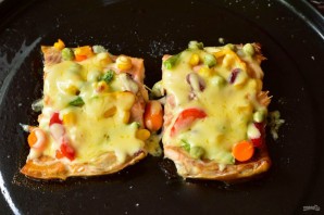 Горбуша с мексиканской смесью в духовке Горбуша с мексиканской смесью в духовке