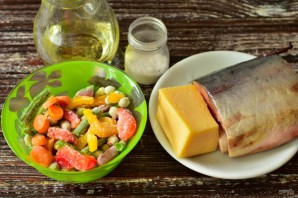 Горбуша с мексиканской смесью в духовке Горбуша с мексиканской смесью в духовке