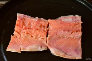 Горбуша с мексиканской смесью в духовке Горбуша с мексиканской смесью в духовке