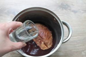 Говядина в клюквенном соусе