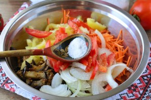 Хе из баклажанов на зиму