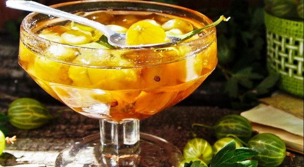 Янтарное варенье из зеленого крыжовника, пошаговый рецепт с фото Янтарное варенье из зеленого крыжовника, пошаговый рецепт с фото