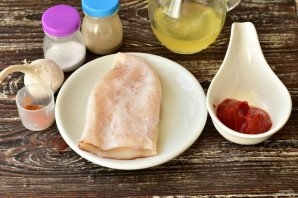 Кальмары в остром соусе Кальмары в остром соусе