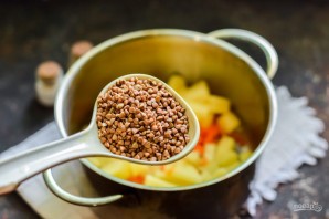 Картофельный суп с гречкой