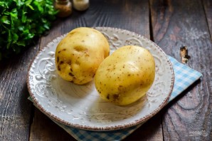 Картошка с беконом в микроволновке Картошка с беконом в микроволновке