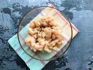 Колбаса из куриной грудки в фольге Колбаса из куриной грудки в фольге