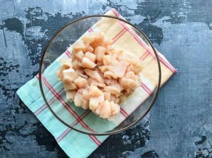 Колбаса из куриной грудки в фольге Колбаса из куриной грудки в фольге