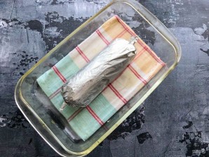 Колбаса из куриной грудки в фольге Колбаса из куриной грудки в фольге