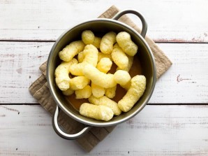 Колбаска из кукурузных палочек Колбаска из кукурузных палочек