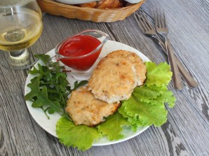 Котлеты из горбуши с капустой